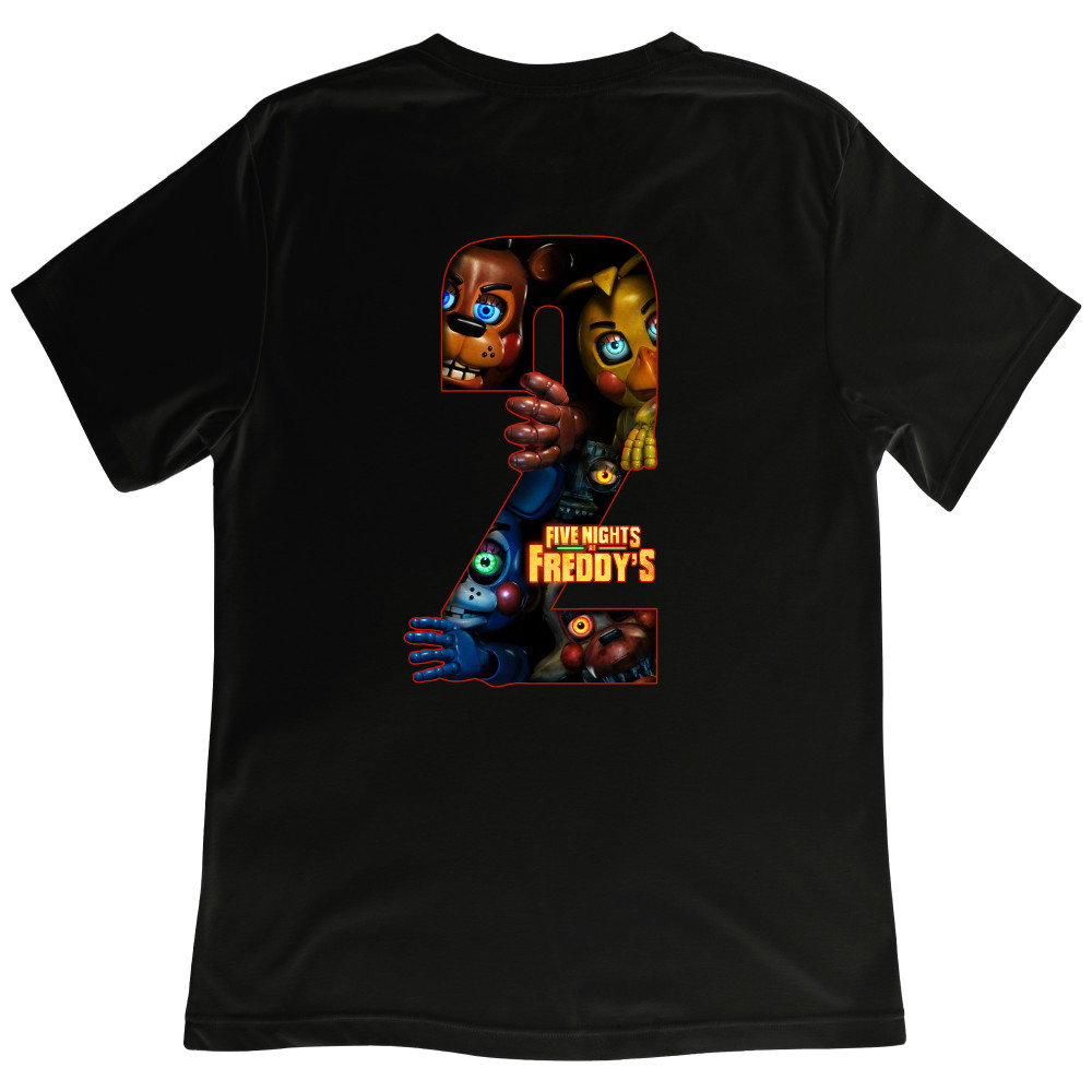 Koszulka z Nadrukiem FNaF 2 | Five Nights at Freddy's – Film i Gra