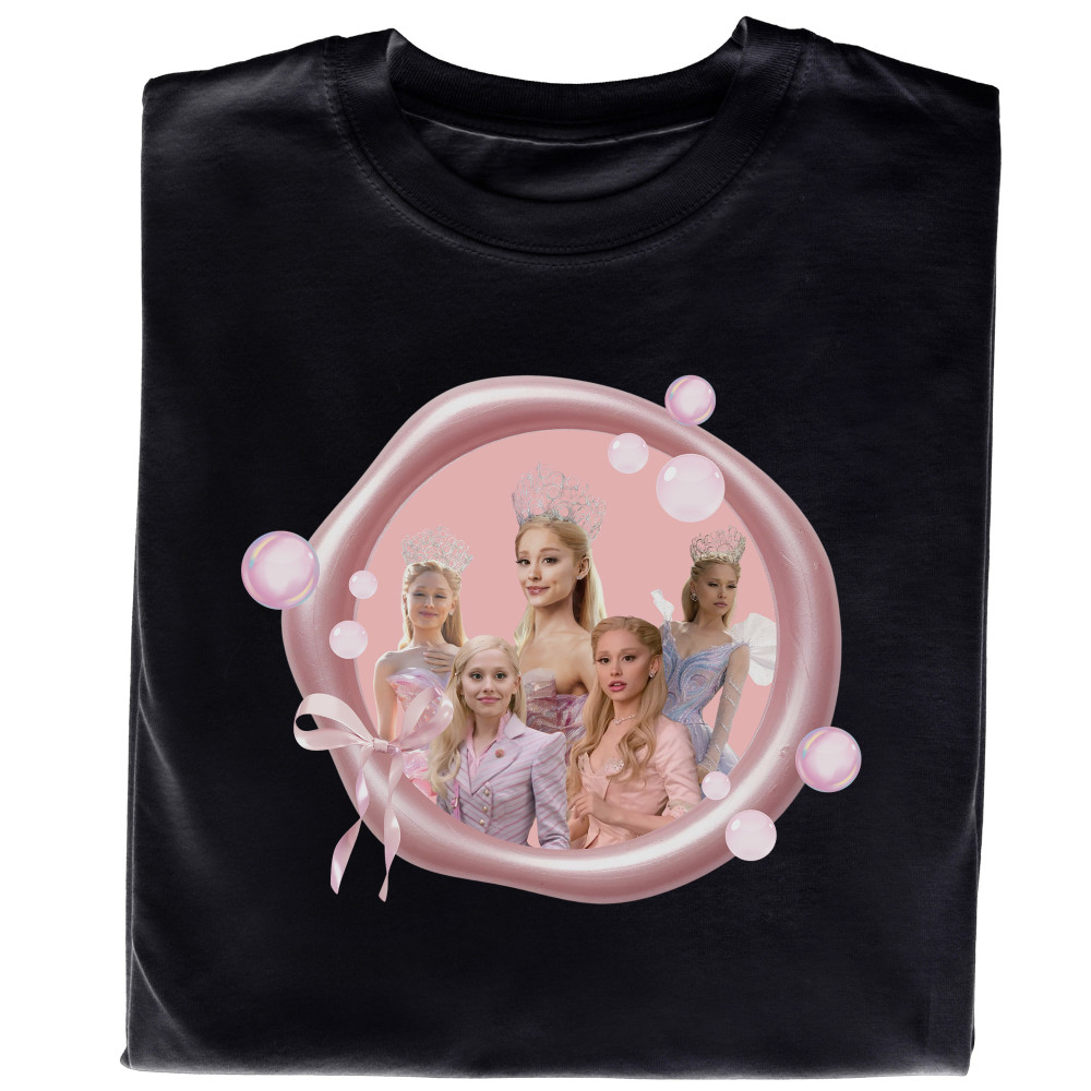 Koszulka z Nadrukiem Wicked | Glinda – Ariana Grande, Film i Pop