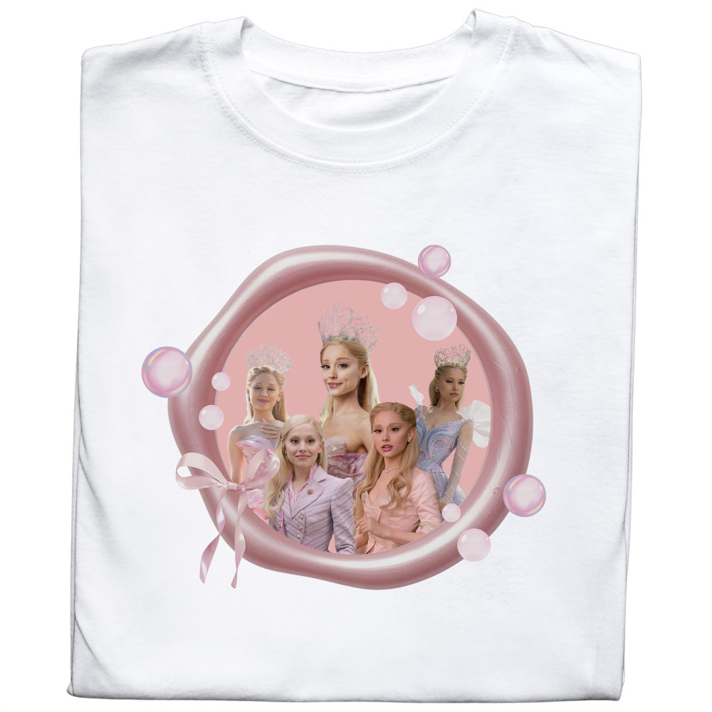 Koszulka z Nadrukiem Wicked | Glinda – Ariana Grande, Film i Pop