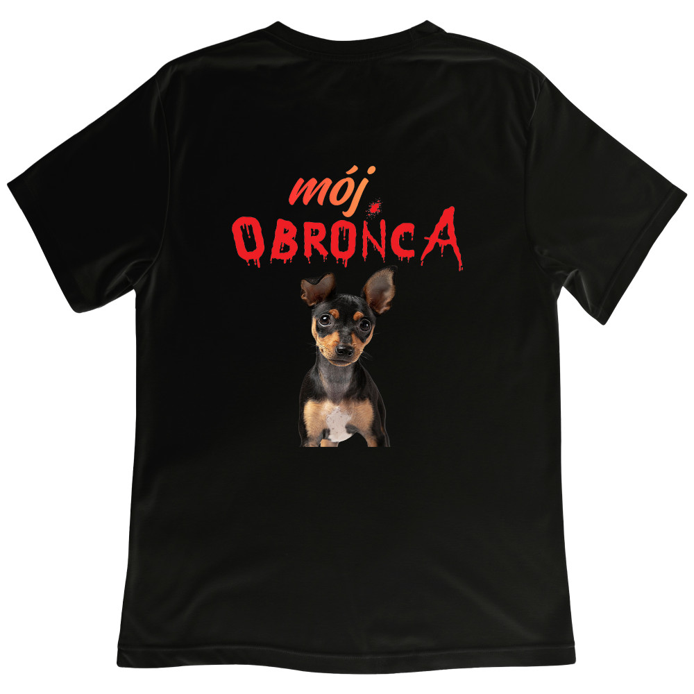 Koszulka z Nadrukiem Mój Obrońca | Zdjęcie Twojego Psa