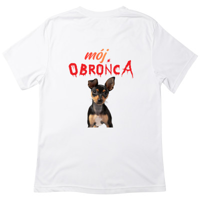 Koszulka z Nadrukiem Mój Obrońca | Zdjęcie Twojego Psa