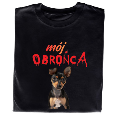 Koszulka z Nadrukiem Mój Obrońca | Zdjęcie Twojego Psa