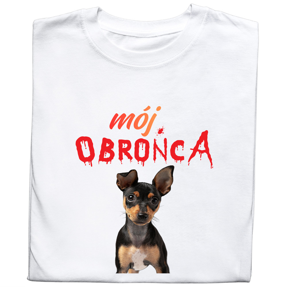 Koszulka z Nadrukiem Mój Obrońca | Zdjęcie Twojego Psa