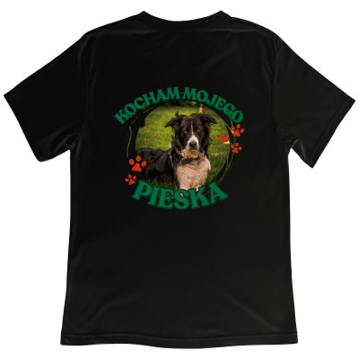 Koszulka z Nadrukiem Mój Obrońca | Personalizowane Zdjęcie Twojego Psa