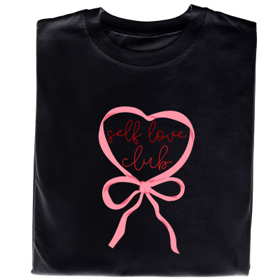 Koszulka z Nadrukiem „Self Love Club” – Śmieszny Prezent na Urodziny i Inne Okazje