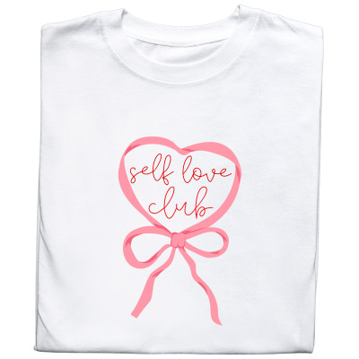 Koszulka z Nadrukiem „Self Love Club” – Śmieszny Prezent na Urodziny i Inne Okazje