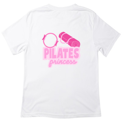 Koszulka z Nadrukiem „Pilates Princess” – Idealny Prezent dla Fanki Pilatesu i Aktywnego Stylu Życia