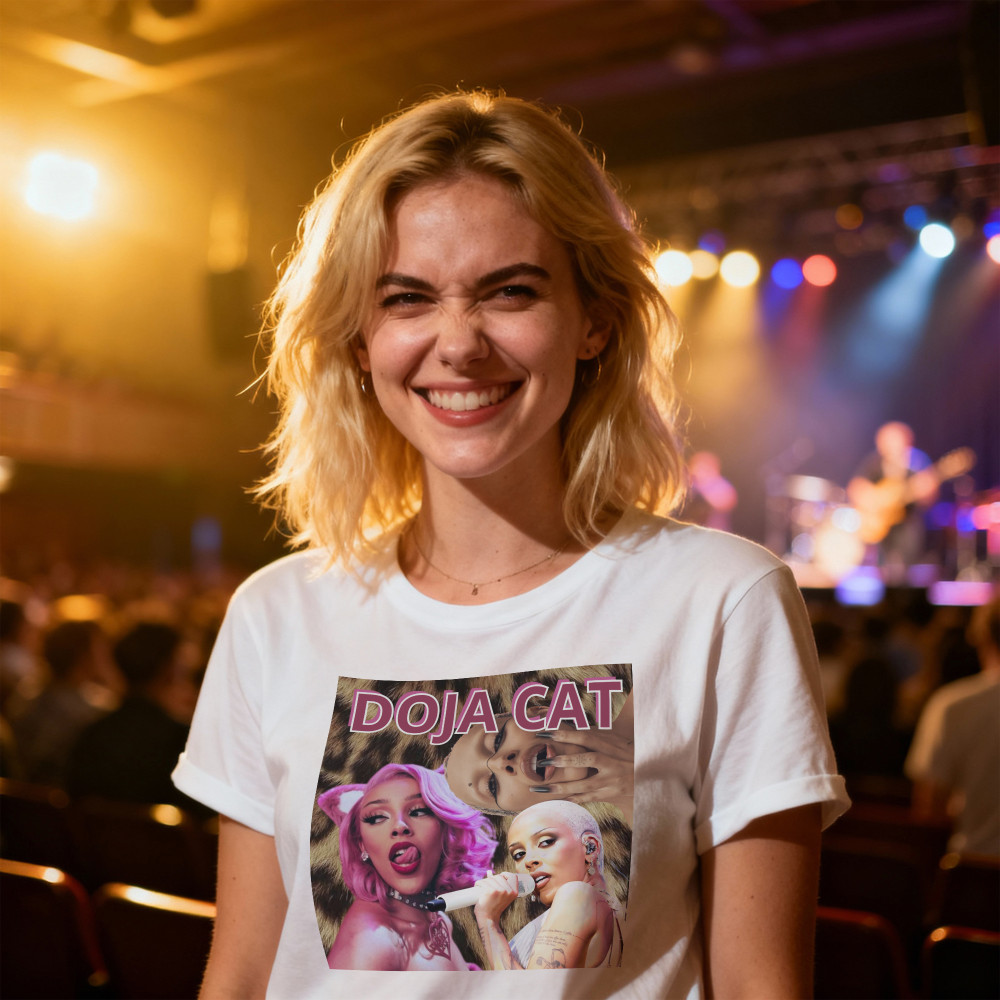 Koszulka z Nadrukiem | Prezent dla Fana Muzyki Pop