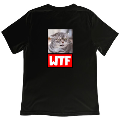 Koszulka z Nadrukiem „Kot WTF Meme” – Śmieszna Grafika, Idealny Prezent