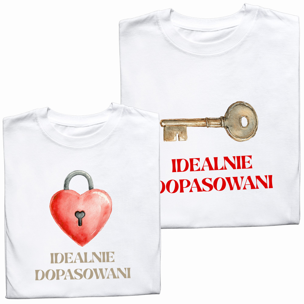 Koszulki dla Par „Idealnie Dopasowani” – Wyjątkowy Prezent na Rocznicę i Urodziny