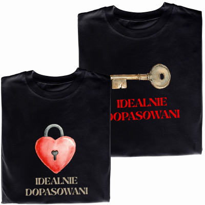 Koszulki dla Par „Idealnie Dopasowani” – Wyjątkowy Prezent na Rocznicę i Urodziny