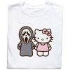 Koszulka z Nadrukiem Hello Kitty & Ghost Face – Unikalny Prezent na Każdą Okazję