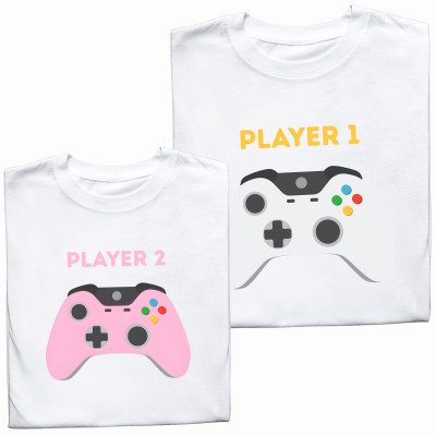 Koszulki dla Par – „Player & Gamer” – Śmieszny Pomysł na Prezent