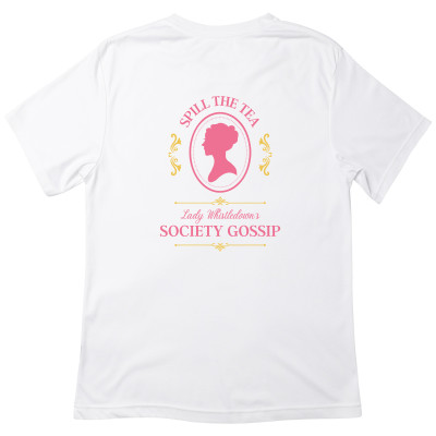 Koszulka z Nadrukiem „Lady Whistledown” – Stylowy Prezent