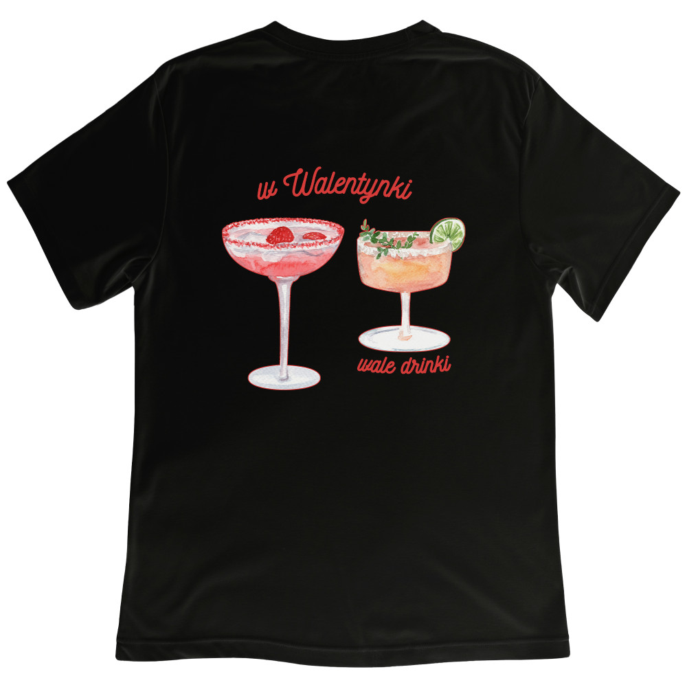 Koszulka z Nadrukiem „Wale Drinki” – Śmieszny Prezent