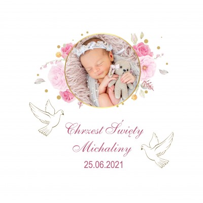 Album ze zdjęciem Pamiątka Chrztu Świętego