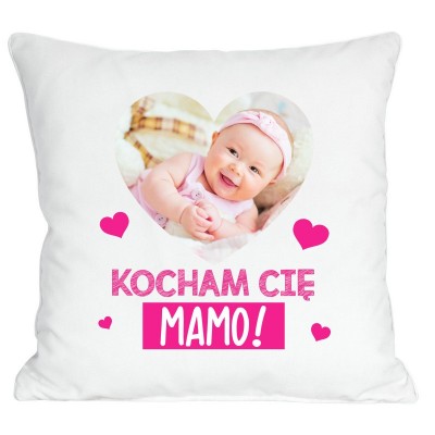 Poduszka ze zdjęciem prezent Dzień Mamy Matki