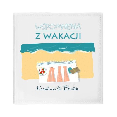 Album ze zdjęciami z wakacji -pamiątka
