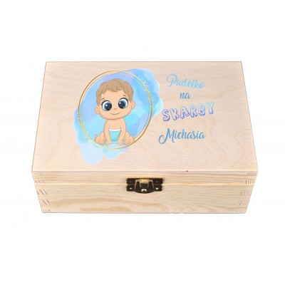 Personalizowane drewniane pudełko