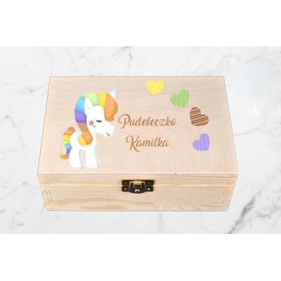 Personalizowane drewniane pudełko