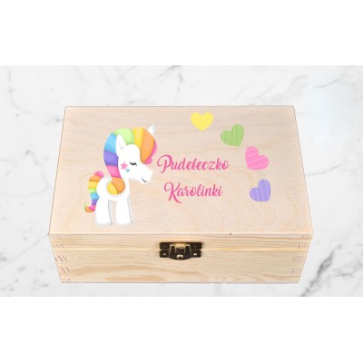 Personalizowane drewniane pudełko