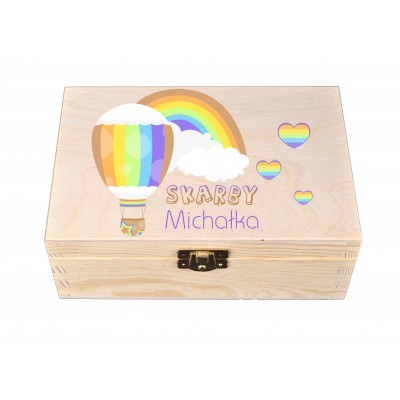Personalizowane drewniane pudełko