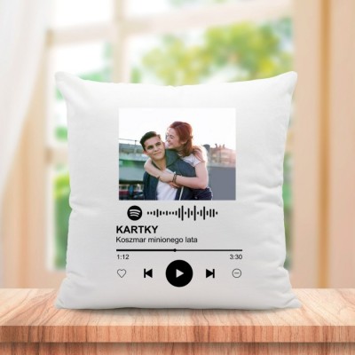Spotify piosenka poduszka ze zdjęciem