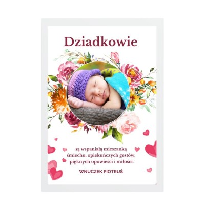 Personalizowany plakat dla Babci i Dziadka