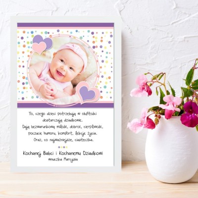 Personalizowany plakat dla Babci i Dziadka