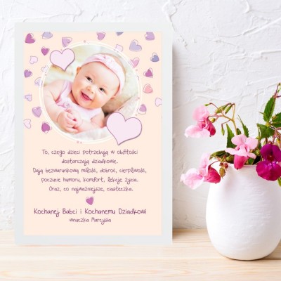 Personalizowany plakat dla Babci i Dziadka