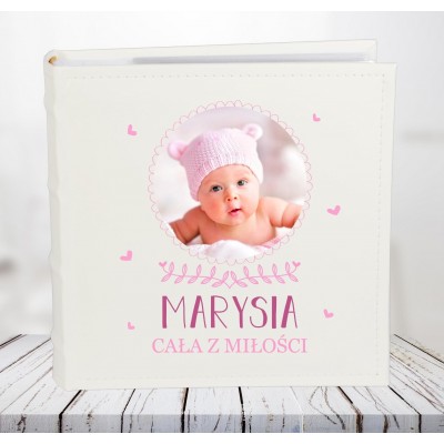 Album ze zdjęciem na Urodziny Chrzest Roczek