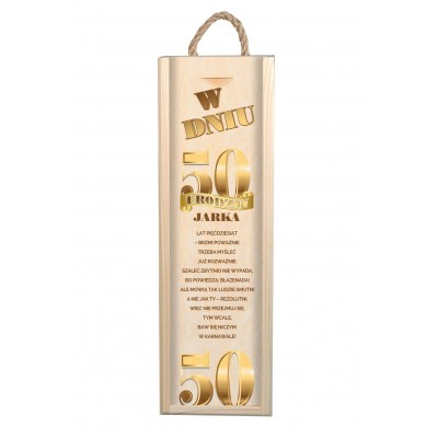 Skrzynka na 50 urodziny