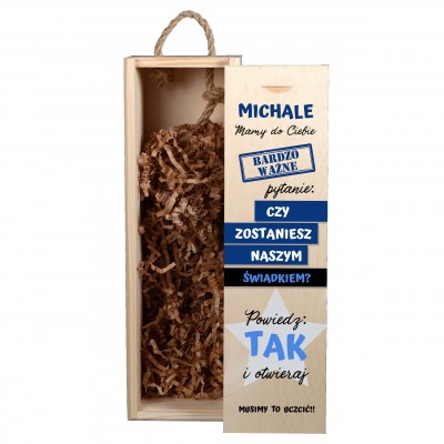 Skrzynka czy zostaniesz naszym świadkiem