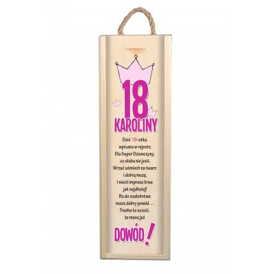 Skrzynka na 18 urodziny