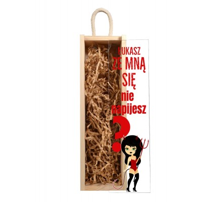 Personalizowana skrzynka na wino