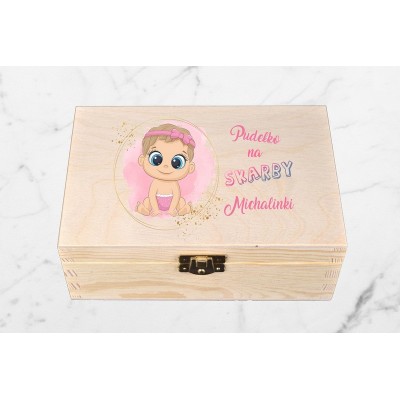 Personalizowane drewniane pudełko