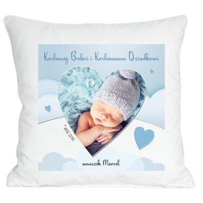 Poduszka ze zdjęciem dla Babci i Dziadka