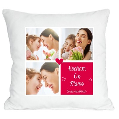 Poduszka ze zdjęciem prezent Dzień Mamy Matki