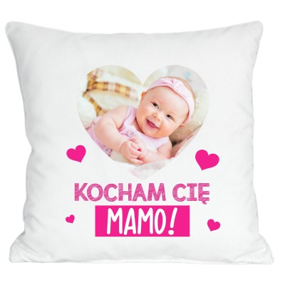 Poduszka ze zdjęciem prezent Dzień Mamy Matki