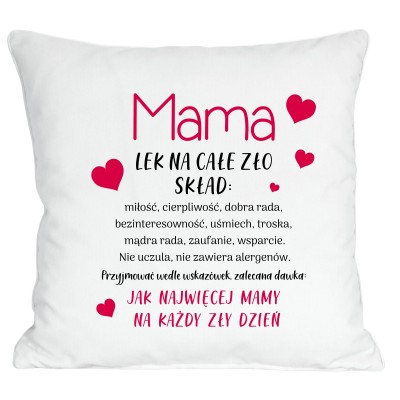 Poduszka prezent dla mamy Mamy urodziny imieniny