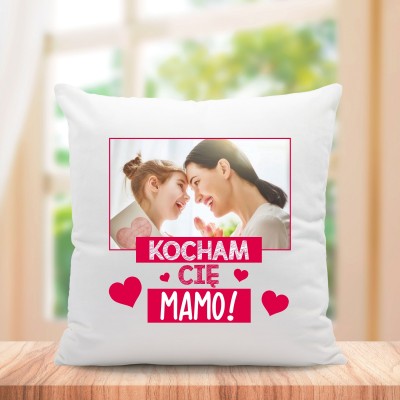 Poduszka ze zdjęciem prezent Dzień Mamy Matki