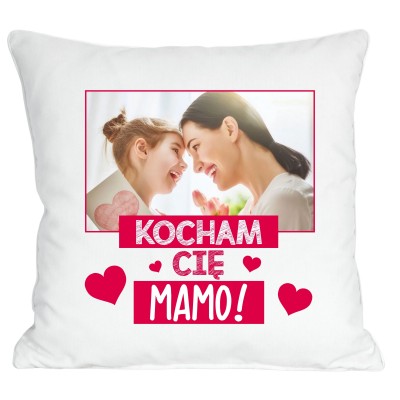 Poduszka ze zdjęciem prezent Dzień Mamy Matki