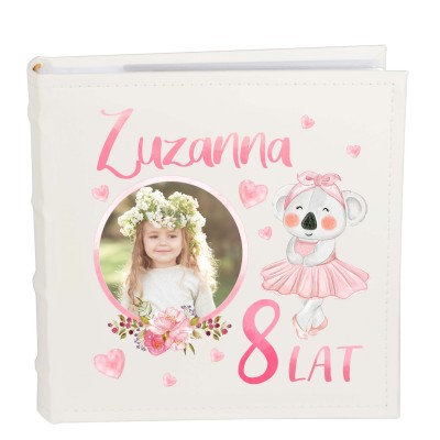 Album ze zdjęciem na urodziny dla dziewczynki