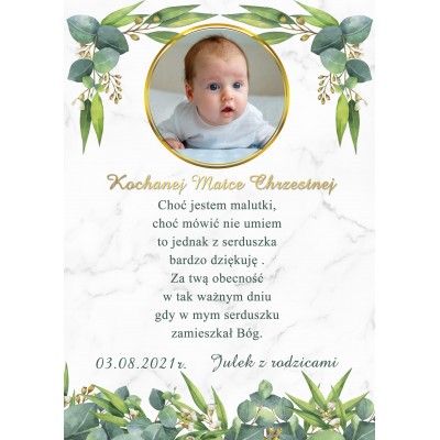 Podziękowanie dla Matki Chrzestnej