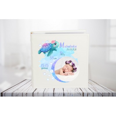 Personalizowany album z metryczką i zdjęciem