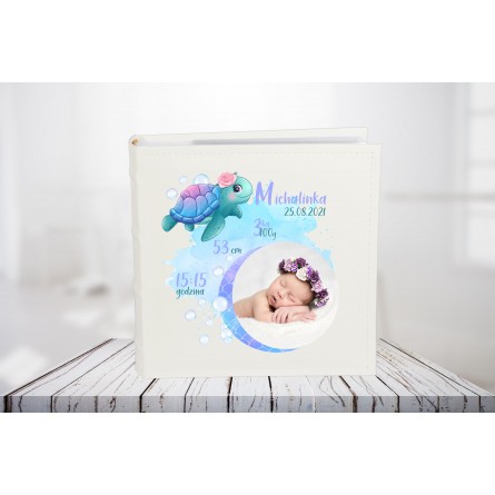 Personalizowany album z metryczką i zdjęciem