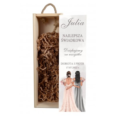 Skrzynka na alkohol dla Świadkowej