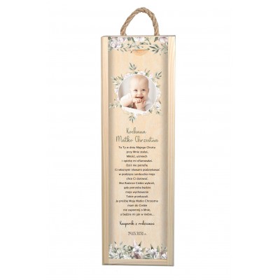 Podziękowanie dla Matki Chrzestnej - skrzynka na wino