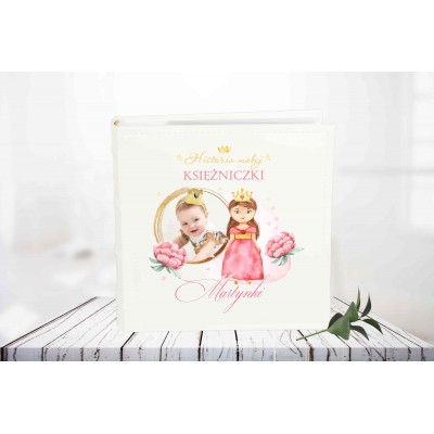 Album ze zdjęciem na roczek dla dziewczynki