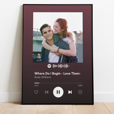 Plakat z Waszym zdjęciem i piosenką SPOTIFY